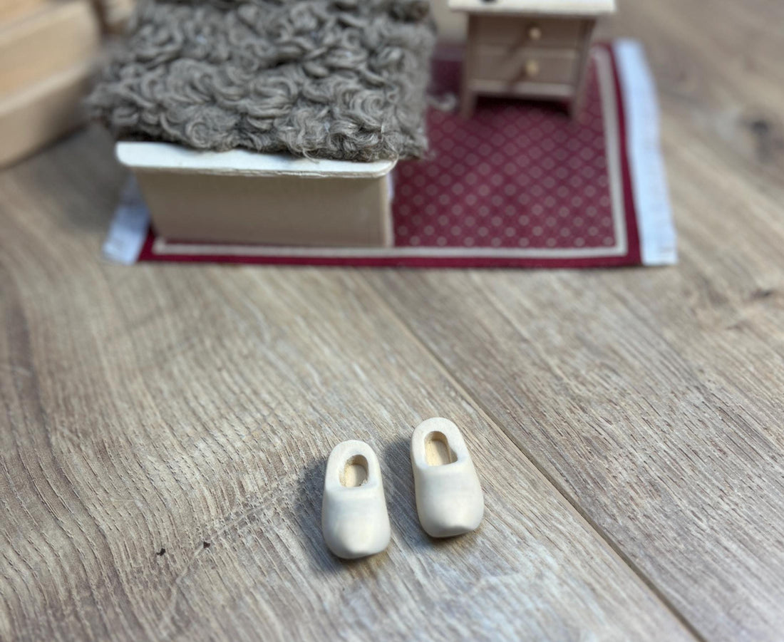 Wichtel Holzschuhe Zubehör Miniatur