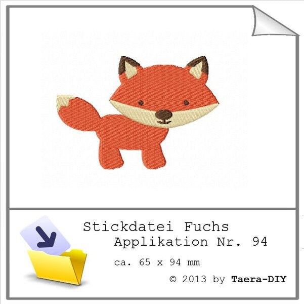 Stickdatei Fuchs Nr. 94