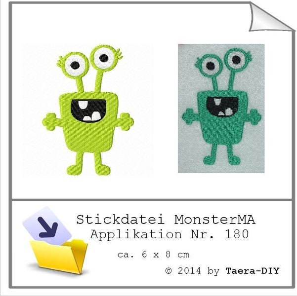 Stickdatei MonsterMA Nr. 180